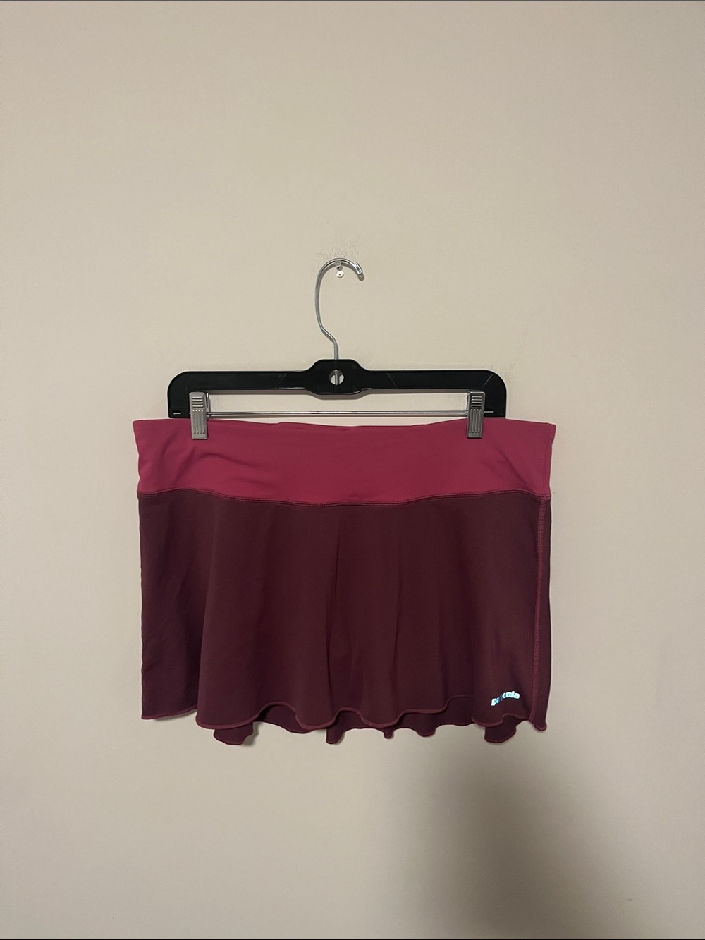 Patagonia Athletic Two-Tone Maroon & Pink Skort